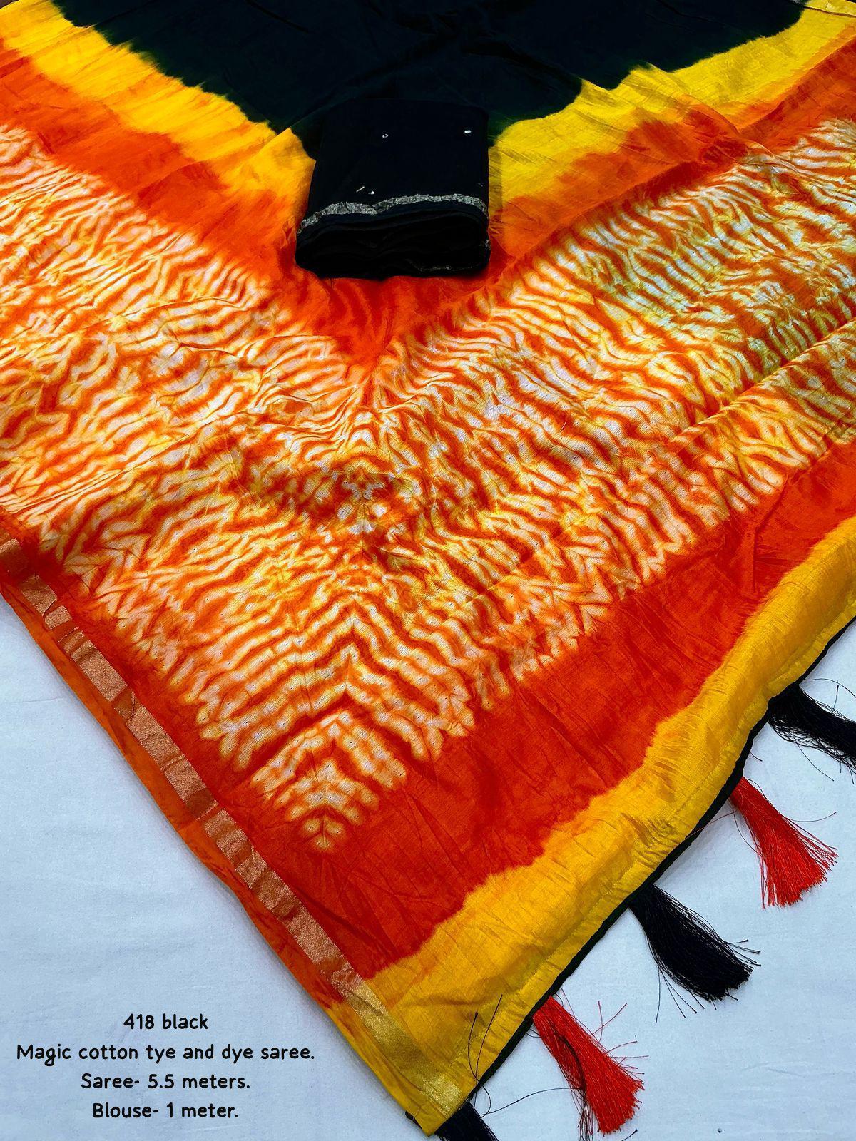 The Painted Drape Chanderi Cotton Saree