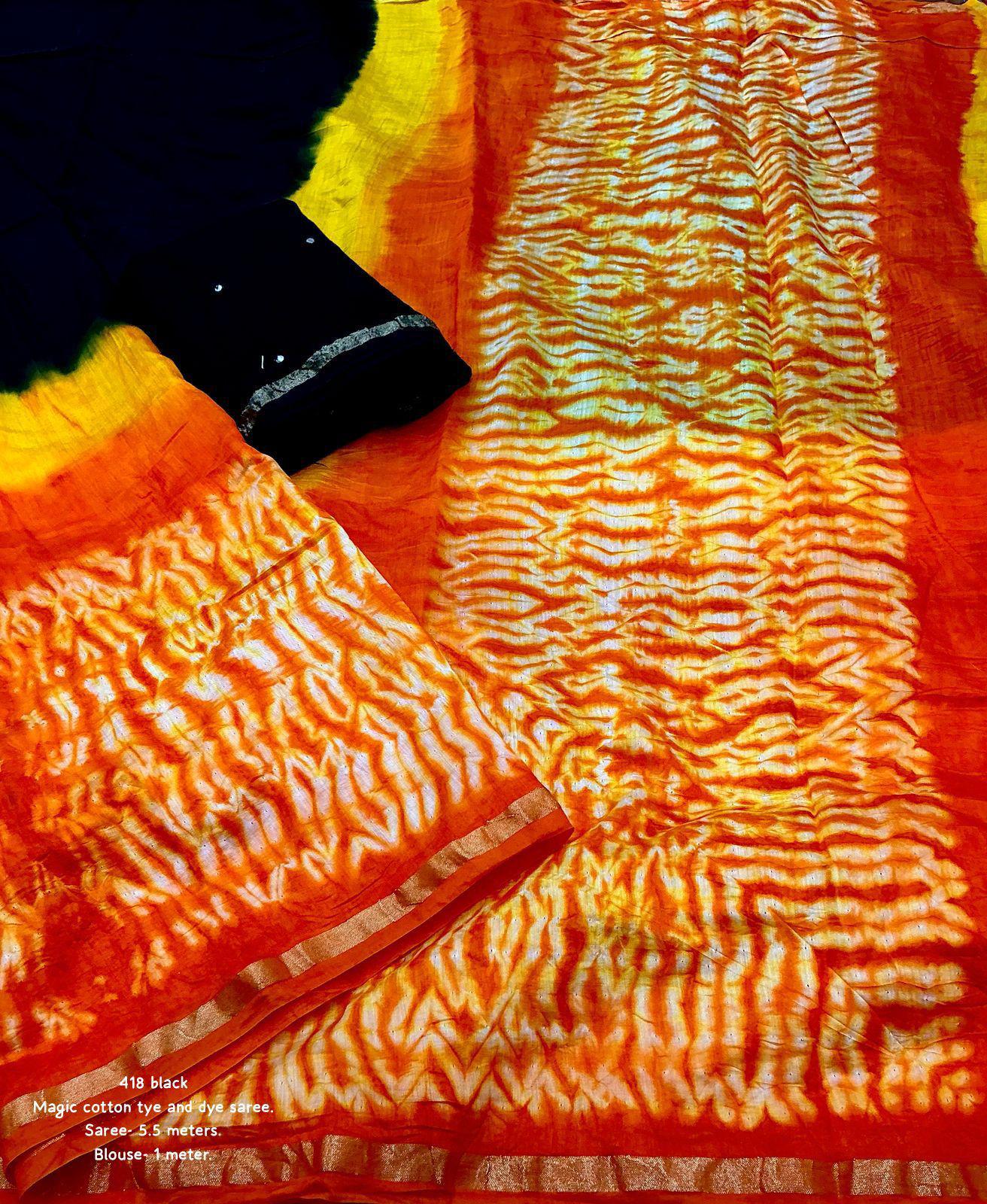 The Painted Drape Chanderi Cotton Saree